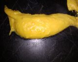 A picture of step 6 of Khandvi.