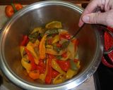 Φωτογραφία βήματος 5 της συνταγής Terrine με πολύχρωμες πιπεριές και μαλακά τυριά. Το καλοκαίρι είναι εδώ!