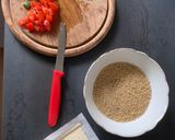 Couscous Salat mit Feta Rezeptschritt 1 Foto