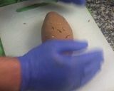 Foto del paso 5 de la receta Gofio amasado con miel de Palma, Almendras y Pasas“TURRÓN CANARIO” y....Barritas con Chocolate