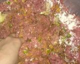 A picture of step 3 of Beef Chapli Kabab.