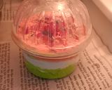 ট্রাই কালার মুজ কেক(tri colour mousse cake recipe in Bengali) রেসিপির ধাপ 3 ছবি