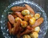 Foto langkah ke 6 dari resep Telur puyuh & sosis balado.