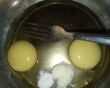 A picture of step 1 of Peanut burger.
