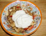 A picture of step 1 of Apple Kuchen-Flavored Yogurt.