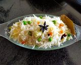 A picture of step 6 of Vegetable Navratna Pulao.