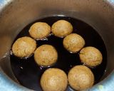 A picture of step 8 of Chocolate Roshogolla.
