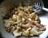 A picture of step 5 of Palak sabzi.