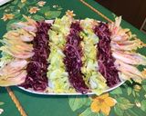 Une image de l'étape 10 de Salade bicolore de chou rouge,oignon de roscoff et scarole.
