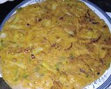 A picture of step 5 of Baisan Wali missi Roti with fries.