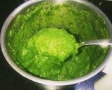 A picture of step 1 of Pressure cooker palak chicken curry.