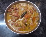 A picture of step 8 of Rajma gravy.
