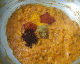 A picture of step 5 of Kala chana masala.