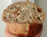 Foto langkah ke 26 dari resep Moringa Wijen Jinten Hitam Chili Flakes Cheese Sourdough Bread (Open Bake Method).