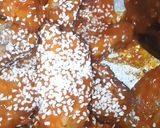 A picture of step 7 of Korean sticky chicken wings❤.