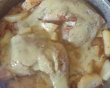 Foto del paso 6 de la receta: Pollo a la mostaza con papas en sartén