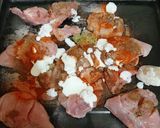 A picture of step 1 of Chicken tikka sandwiches.