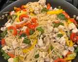 A picture of step 5 of Chicken and Thai Noodles.