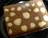 A picture of step 20 of "Eggless Coffee-Choco Pudding"🍮.