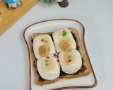 Foto langkah ke 3 dari resep Hazelnut Marshmallow Toast 🍞.