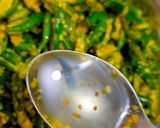 A picture of step 3 of Raita marcha / pickled green chillies.