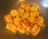A picture of step 3 of Matar Paneer.