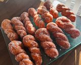 A picture of step 10 of Korean sticky rice donuts (꽈배기).