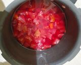 A picture of step 1 of Mix veg soup.