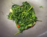 辣炒空心菜的食譜步驟4照片