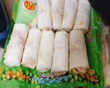 Hình bước làm 2 của món Chả giò bắp