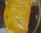 A picture of step 8 of Stuffed Moong dal chilla.