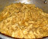 A picture of step 2 of Fried rice with shashlik masala.