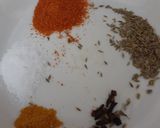 A picture of step 2 of Murgh Palak.
