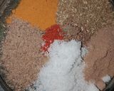 A picture of step 1 of Masala aloo.