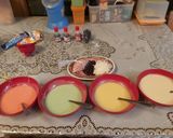 Foto langkah ke 3 dari resep Kue Cubit Pelangi.