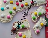 Foto del passaggio 5 della ricetta Nuovo dolce Calza della Befana 🧙 di pasta sfoglia 👩‍🍳👩‍🍳🧙🧙🇮🇹🌍🏡💙