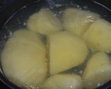 Foto del paso 1 de la receta: Ensalada alemana de papa con menta