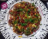 A picture of step 9 of Papdi Chaat.