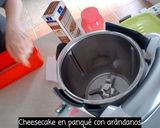 Foto del paso 1 de la receta Panqué Cheesecake con Arándanos