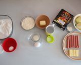 Foto del paso 1 de la receta: Tres banderillas al estilo coreano 🍢