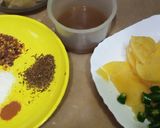 A picture of step 4 of چھاپڑی والے سموسے /چٹنی والے سموسے /کھٹے سموسے / One bite samosa.