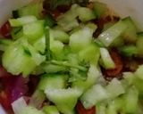 A picture of step 4 of 🍅🥔🥒YUMMY TOMATO POTATO & CUCUMBER SALAD 🍅🥔🥒.