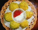 Foto langkah ke 4 dari resep Bola-bola tahu rambutan>#mie bodong.