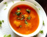 A picture of step 5 of Rildok (Nepali soup)).