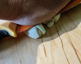 A picture of step 2 of Homemade onion stuffing for roast chicken.