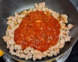 รูปขั้นตอนการทำที่ 7 ของ สปาเก็ตตี้หมูสับซอสมะเขือเทศ