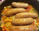 A picture of step 11 of Sausage & Peppers Sandwich!!.