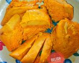 A picture of step 4 of Okpa (Bambara nut cake).