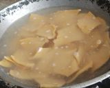 A picture of step 8 of Rajasthani Dal Dhokli.