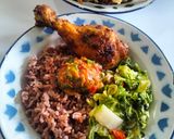 Foto langkah ke 7 dari resep Ayam Ungkep Goreng Srundeng Bawang.